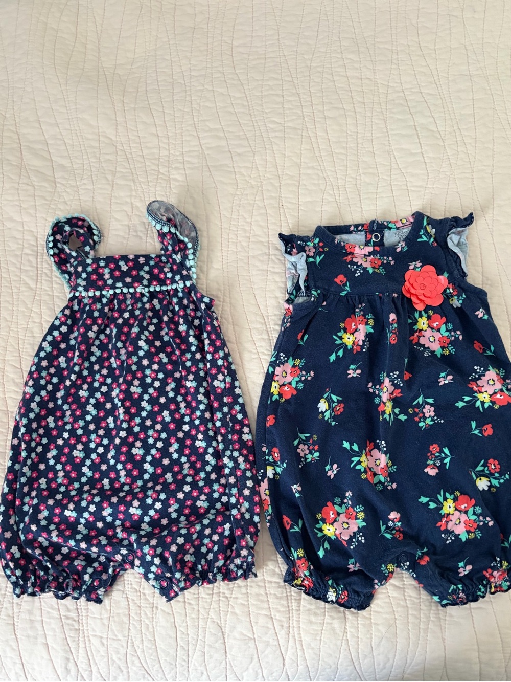 6 Months Girls Carter’s Rompers